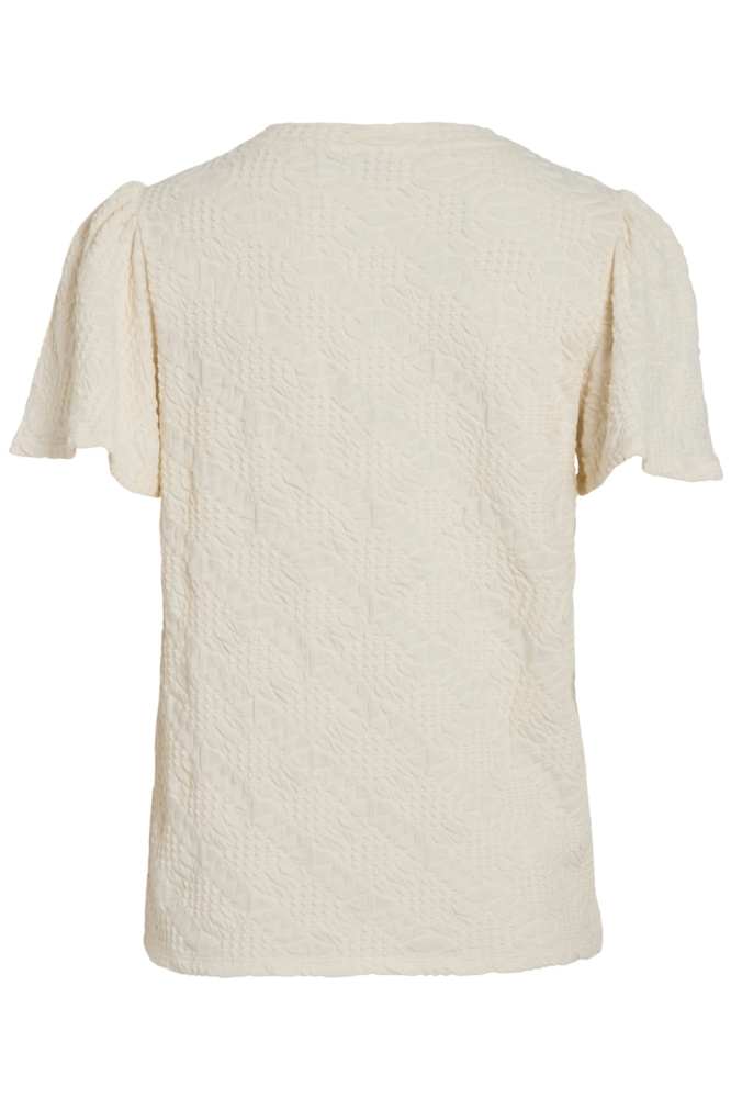 VISOLISA O-NECK S/S TOP 14106547 Birch